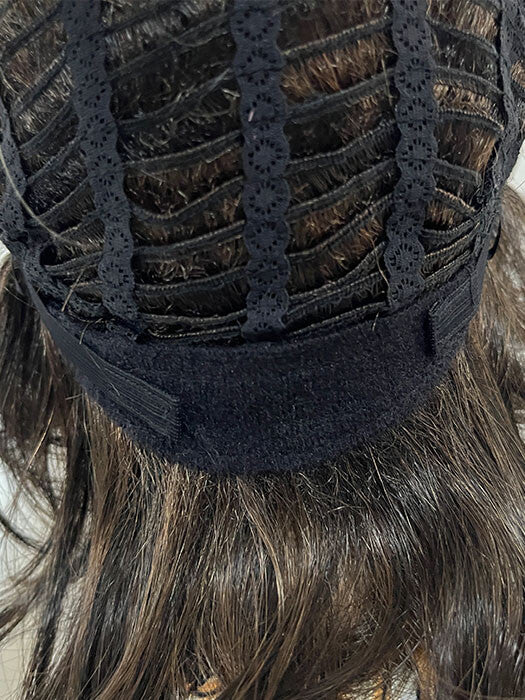 Chin Length Wavy Layered Wigs Lace Frontal (Mono Top)Synthetic Wigs By imwigs®