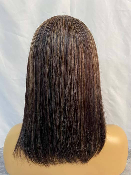 Medium Straight Bob Wigs With Bangs Human Hair Wigs By imwigs®