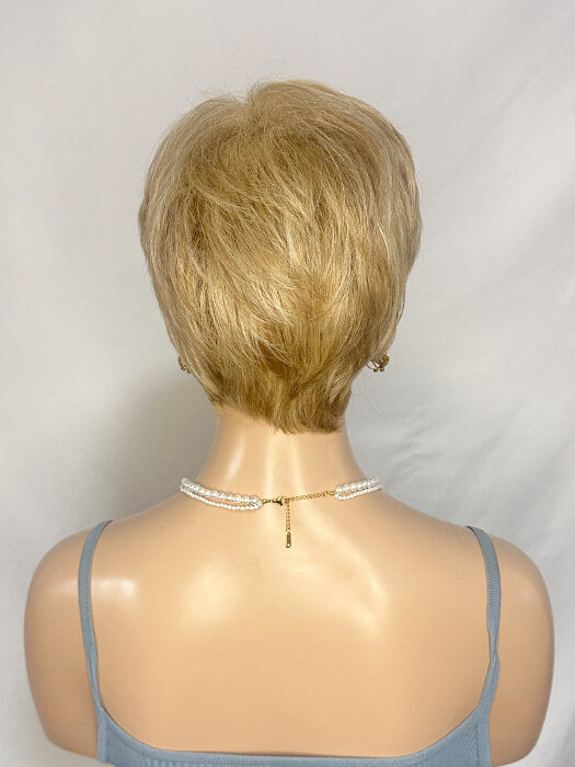 Pixie Short Blonde Stright Synthetics Wigs By imwigs®