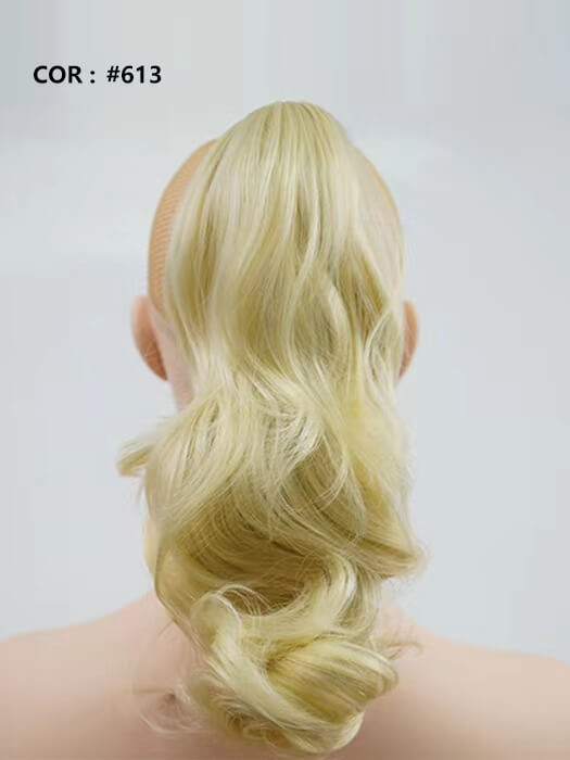 Fluffy Claw Clip Wavy Ponytail By imwigs®