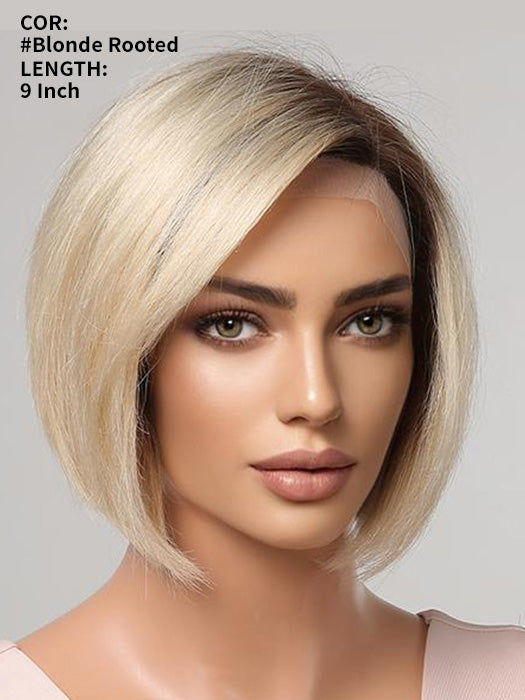 Ombre Bob Blonde Wigs For Women Human Hair Wigs Lace Part Wigs By imwigs®