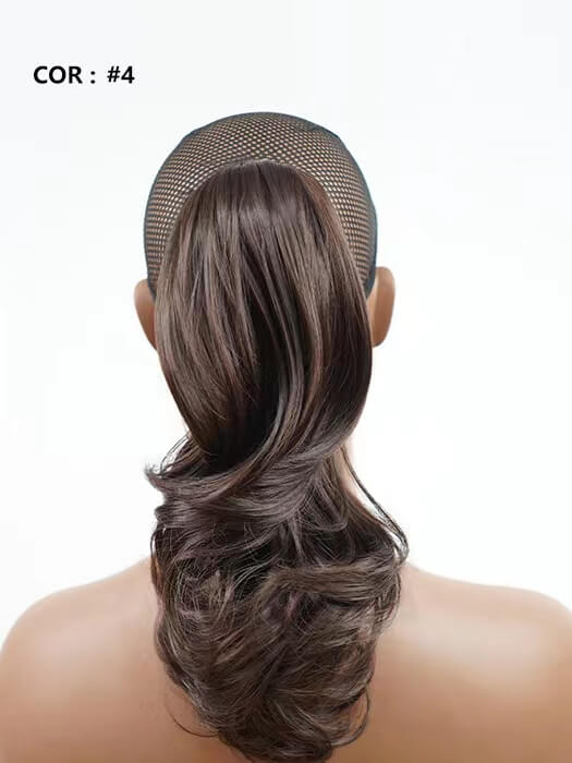 Fluffy Claw Clip Wavy Ponytail By imwigs®