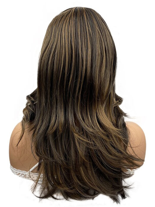 Long Layered Synthetic Wigs With Bangs By imwigs®