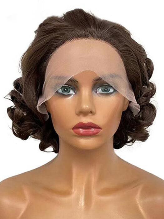 Curly Medium Lace Front Synthetic Wig By imwigs®