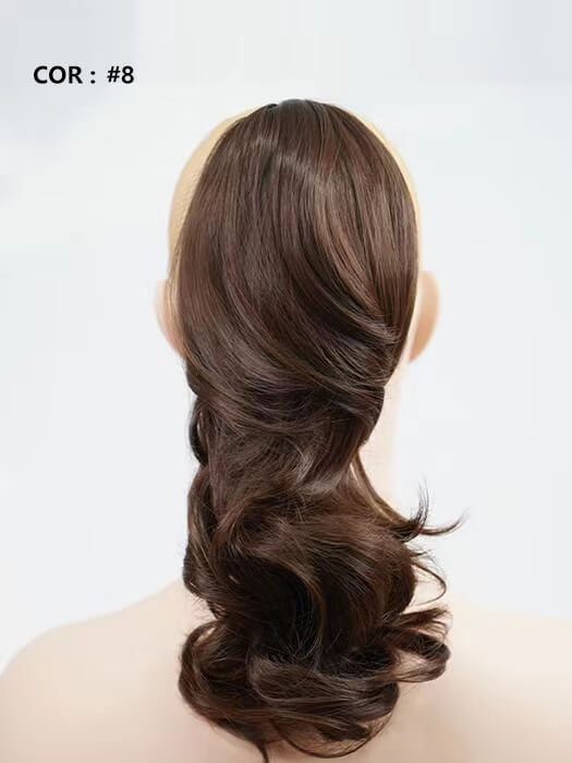 Fluffy Claw Clip Wavy Ponytail By imwigs®