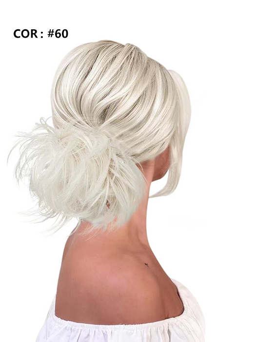 Cute Messy Short Layered Hair Bun Comb Clips By imwigs®