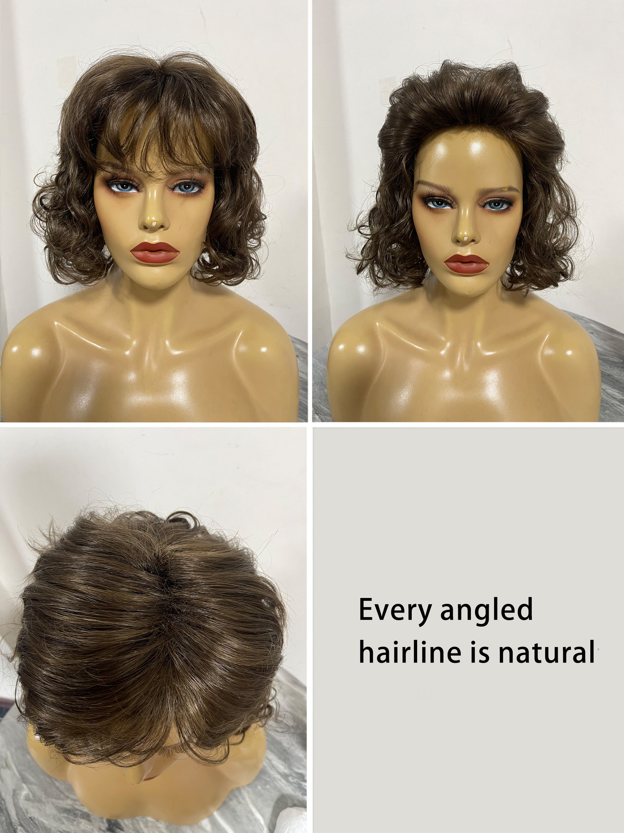 Olivia Bob Style Culry Wigs Synthetic Wigs By imwigs®