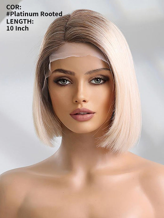 Ombre Bob Blonde Wigs For Women Human Hair Wigs Lace Part Wigs By imwigs®