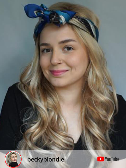Cute Long Curly Synthetic Wig 20 Inch By imwigs®