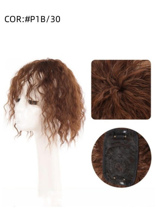 Short Curly Synthetic Toppers By imwigs®