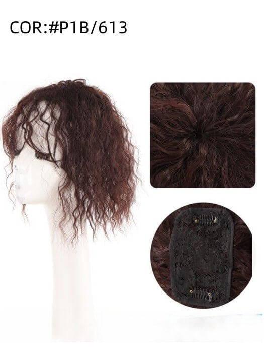 Short Curly Synthetic Toppers By imwigs®