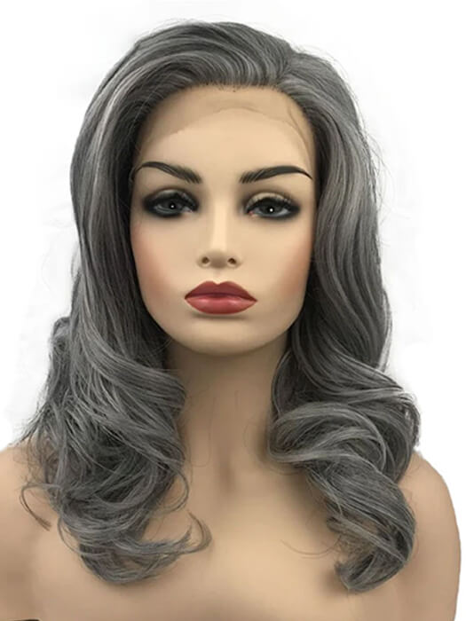 Kelly Long Wavy Synthetic Lace Front Wig By imwigs®