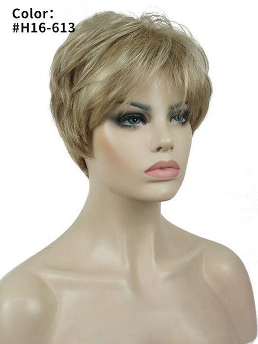 Attractive Short Spiky Straight Layered Synthetic Wig By imwigs®