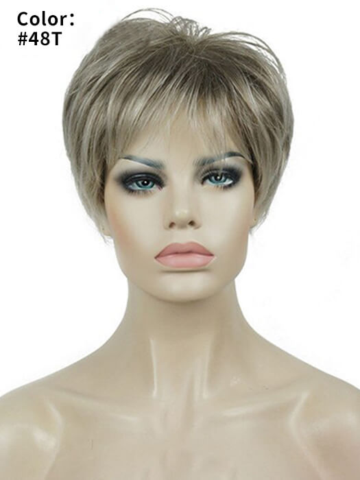 Attractive Short Spiky Straight Layered Synthetic Wig By imwigs®