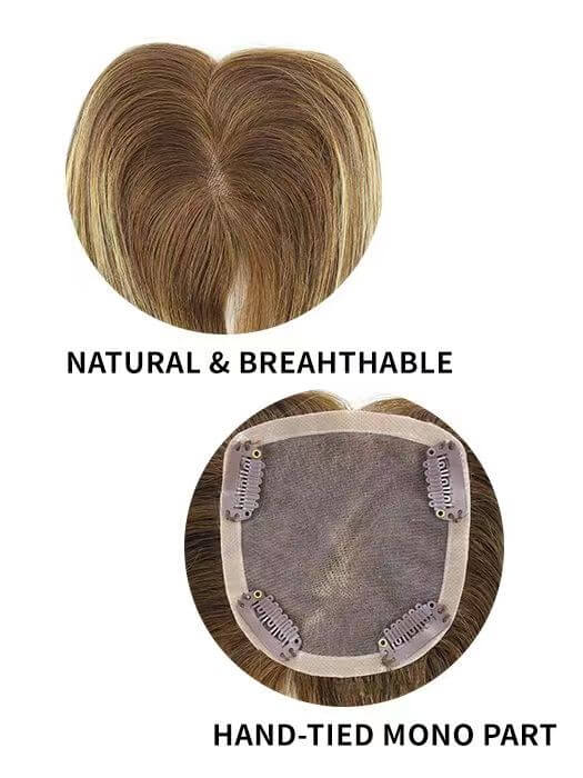 Ombre Hand Tied Human Hair Toppers By imwigs®