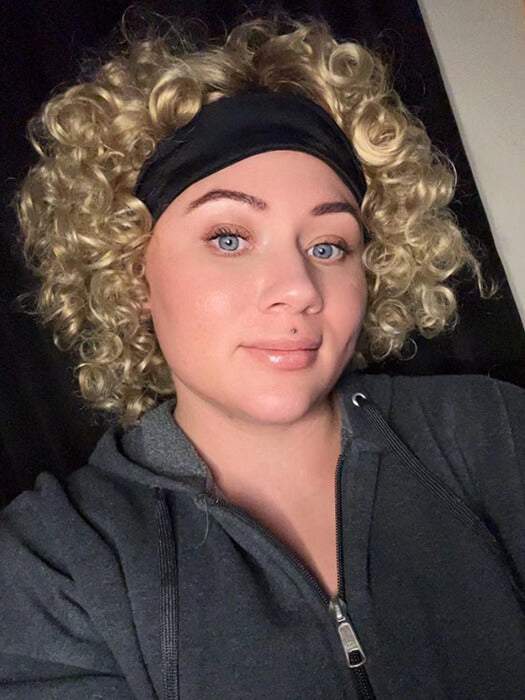 Mid-length Curly Rooted Wigs Synthetic Wigs By imwigs®