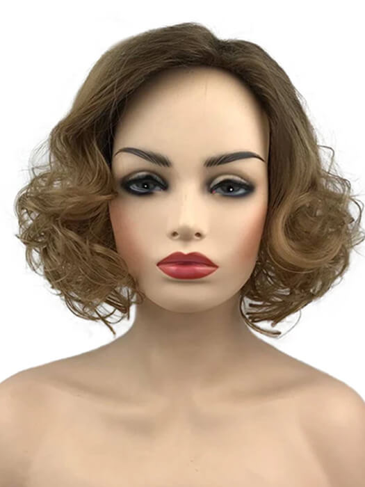 Kris Short Bob Curly Wigs Synthetic Wigs By imwigs®