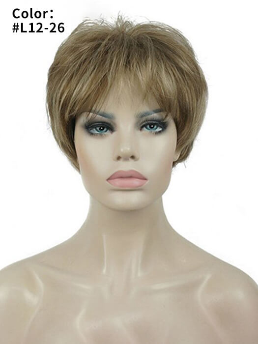 Attractive Short Spiky Straight Layered Synthetic Wig By imwigs®