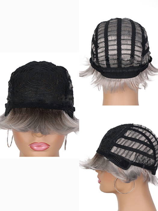 Stunning Short Pixie Cut Straight Synthetic Wigs By imwigs®