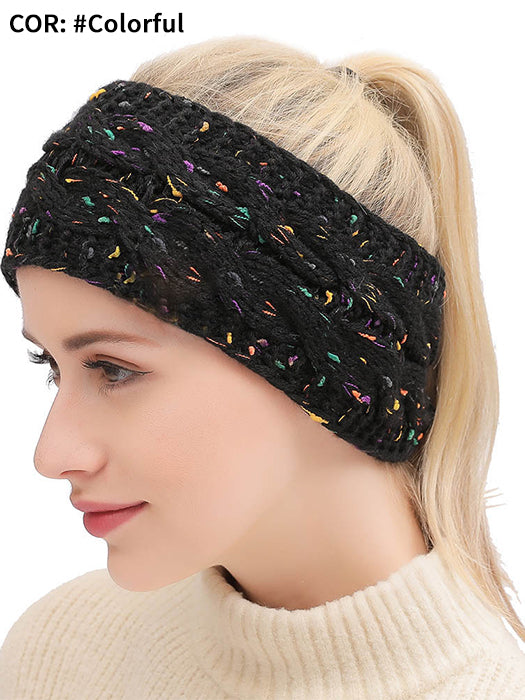 Winter Knit Crochet Turban Headband | Headwrap for Women By imwigs®