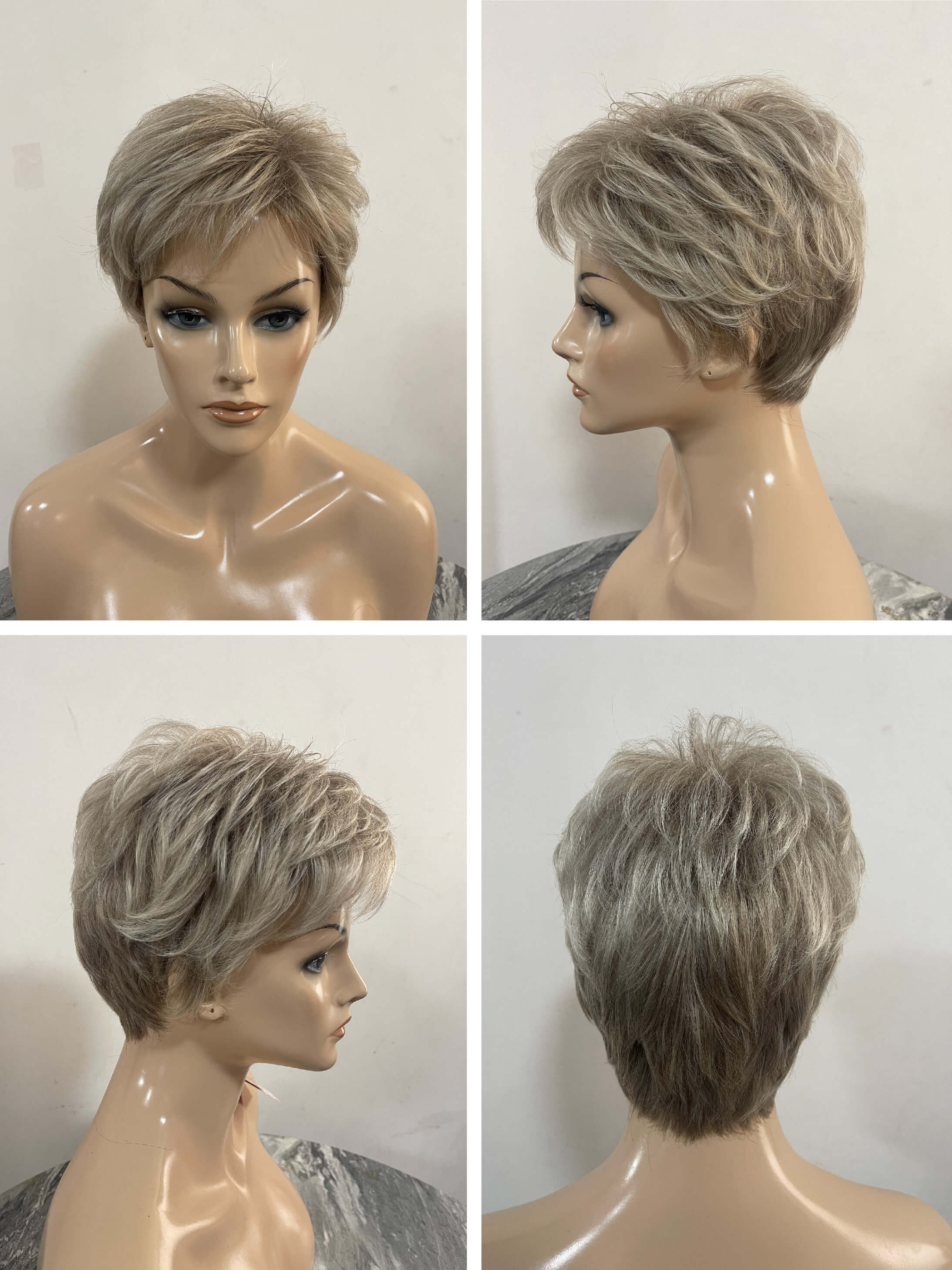 Pixie Short Spiky Straight Layered Synthetic Wigs By imwigs®