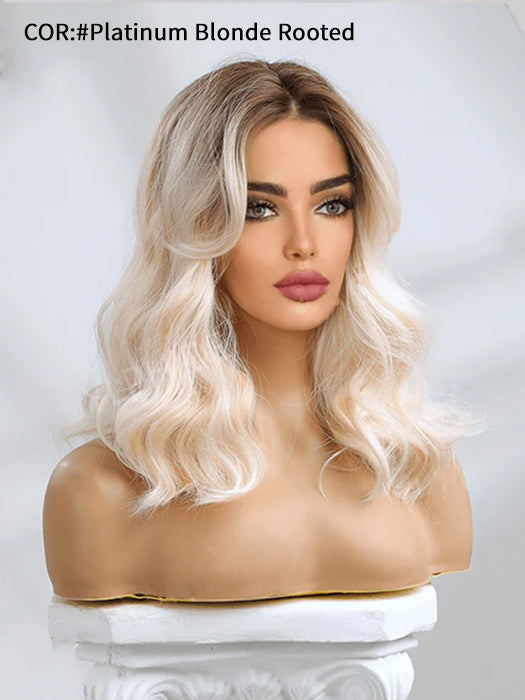 Chic Beach Wave Wigs Synthetic Wig With Roots By imwigs®