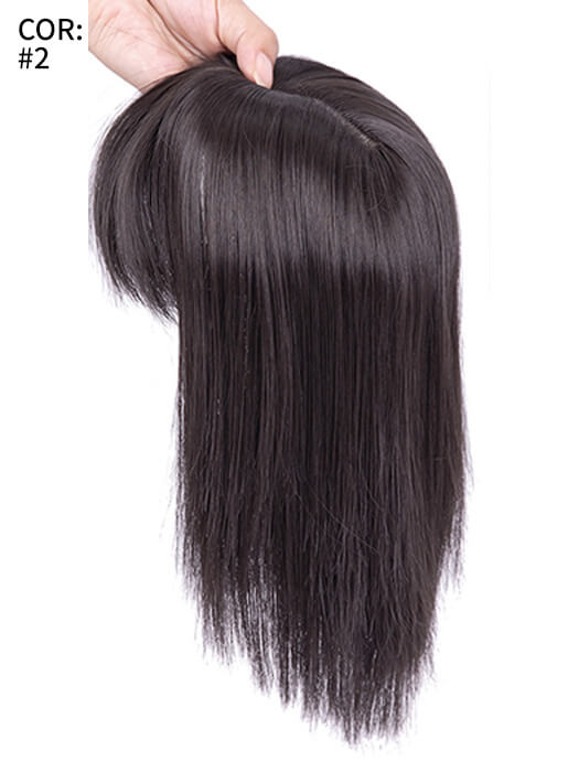 Shoulder Length Straight Synthetic Toppers By imwigs®