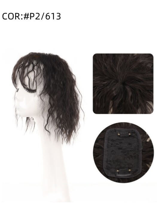 Short Curly Synthetic Toppers By imwigs®