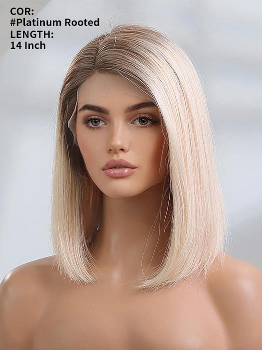 Ombre Bob Blonde Wigs For Women Human Hair Wigs Lace Part Wigs By imwigs®
