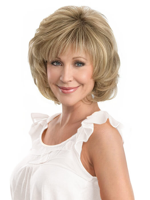 Shaggy Blonde Wigs 10 Inch Wavy Synthetic Wigs By imwigs®