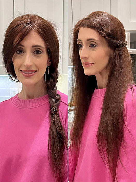 Attractive Long Straight Wigs 100% Human Hair Lace Front Wigs By imwigs®