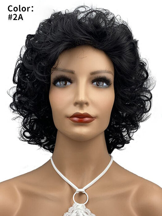 Layered Short Bob Curly Synthetic Wigs By imwigs®