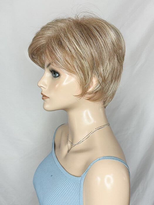 Trendy Short Straight Blonde Synthetic Wig By imwigs®
