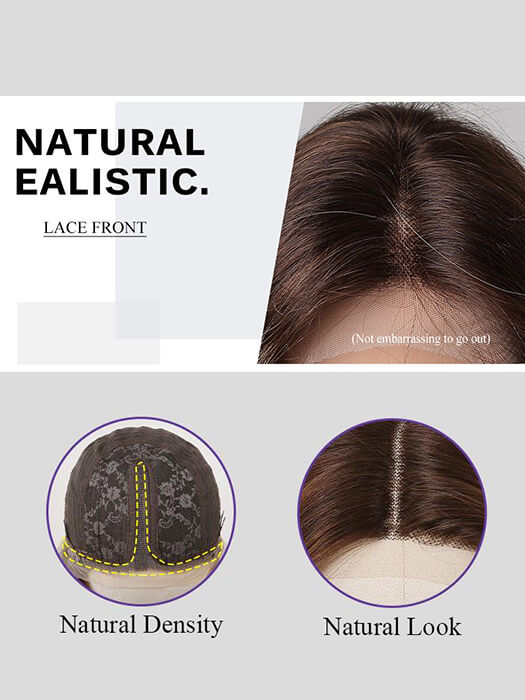 Silky Shoulder Length Straight Wigs Lace Frontal Human Hair Wigs By imwigs®
