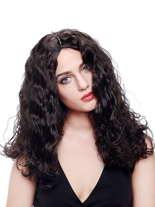 Serena Long Natural Wavy Synthetic Wig By imwigs®
