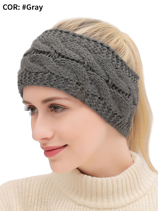 Winter Knit Crochet Turban Headband | Headwrap for Women By imwigs®