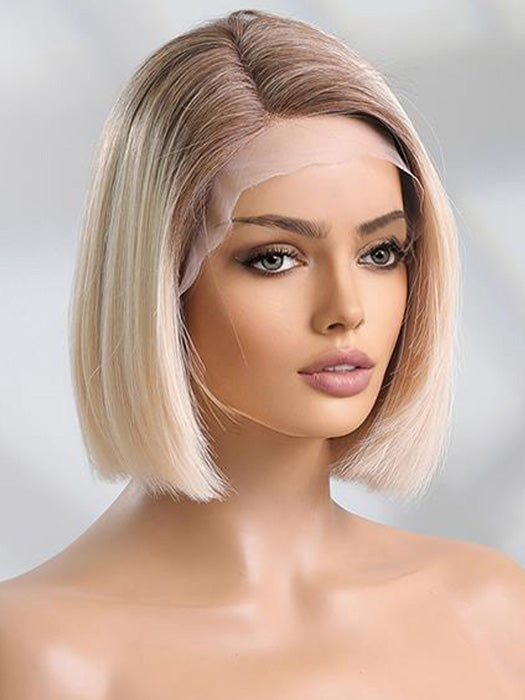 Ombre Bob Blonde Wigs For Women Human Hair Wigs Lace Part Wigs By imwigs®