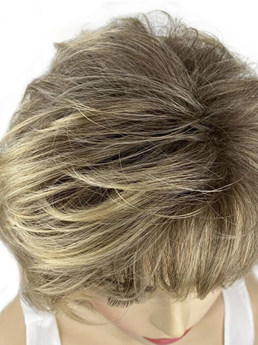 Shaggy Blonde Wigs 10 Inch Wavy Synthetic Wigs By imwigs®