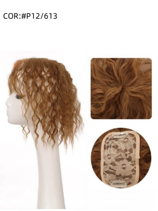 Short Curly Synthetic Toppers By imwigs®