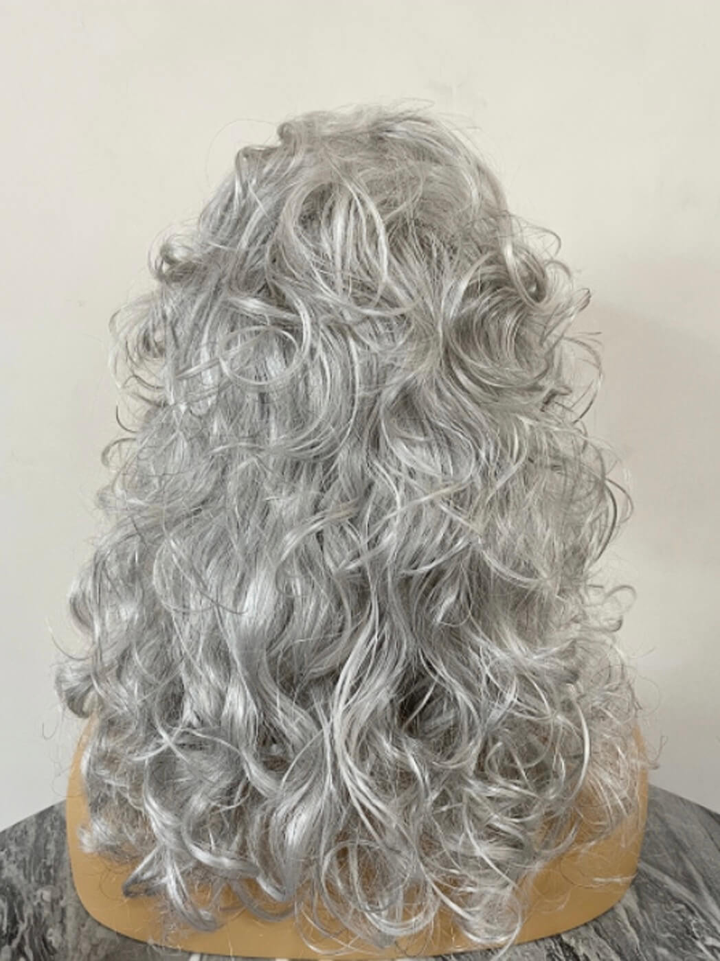 Pemela Gray Wigs Long Curly Synthetic Wigs By imwigs®