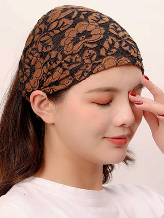 Wide Lace Breathable Vintage Headbands By imwigs®