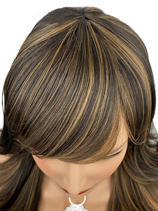 Long Layered Synthetic Wigs With Bangs By imwigs®