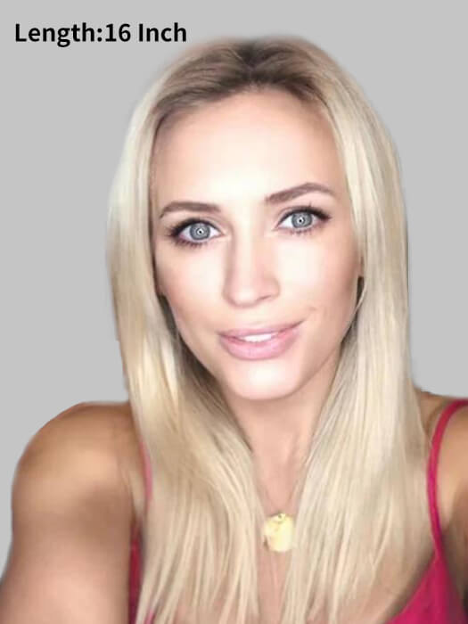 Straight Smooth Wigs Lace Frontal Human Hair Wigs With Roots By imwigs®