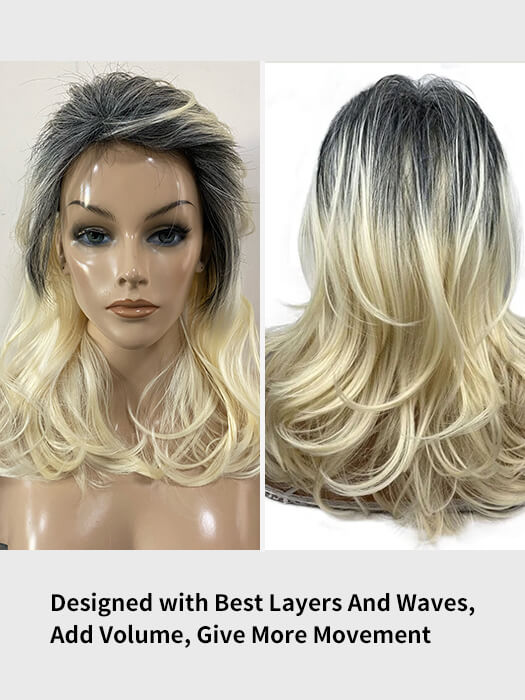 Affordable Layered Wigs Long Wavy Synthetic Wigs By imwigs®