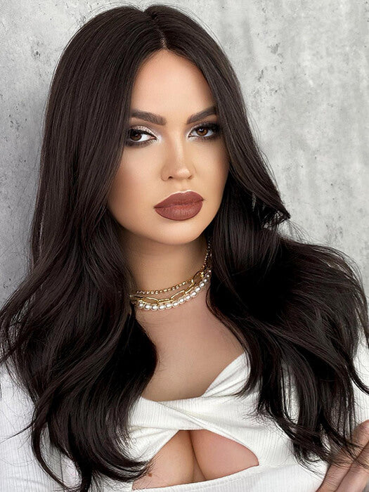 Flowing Wave Lace Frontal Synthetic Wigs By imwigs®