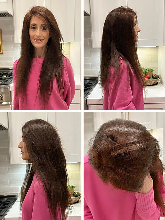 Attractive Long Straight Wigs 100% Human Hair Lace Front Wigs By imwigs®