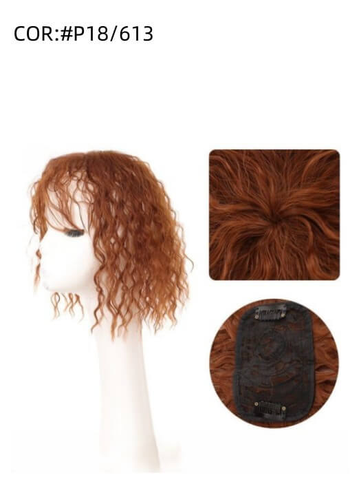Short Curly Synthetic Toppers By imwigs®