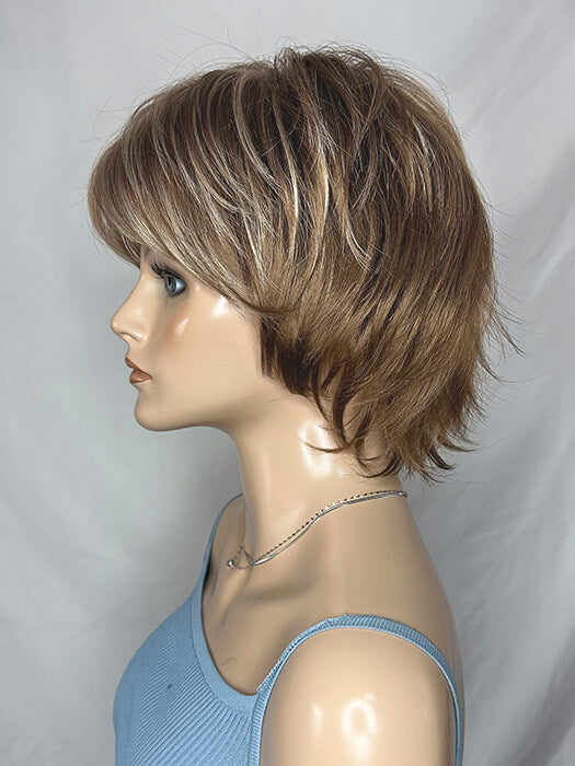 Layered Wavy Wigs Shag Synthetic Hair With Bangs By imwigs®