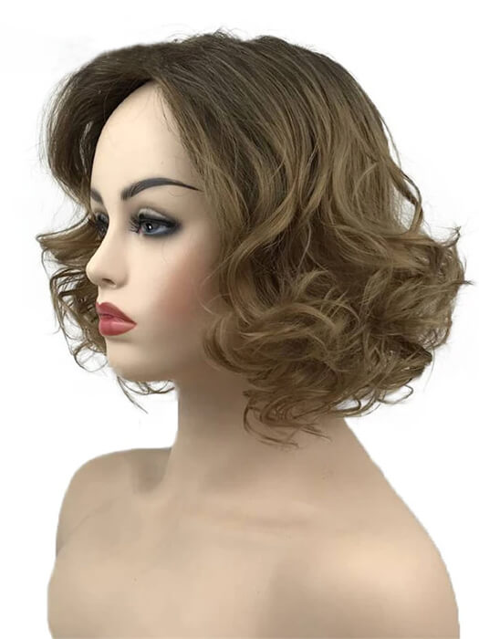 Kris Short Bob Curly Wigs Synthetic Wigs By imwigs®