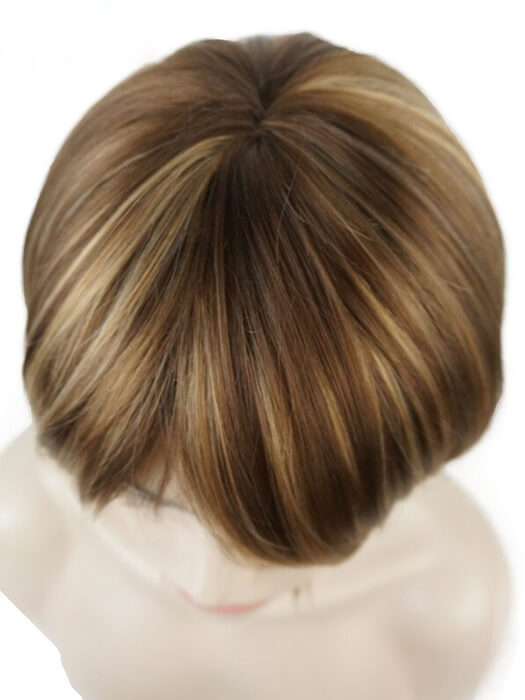 Fantasy Short Layered Bob With Rooted Synthetic Wig By imwigs®